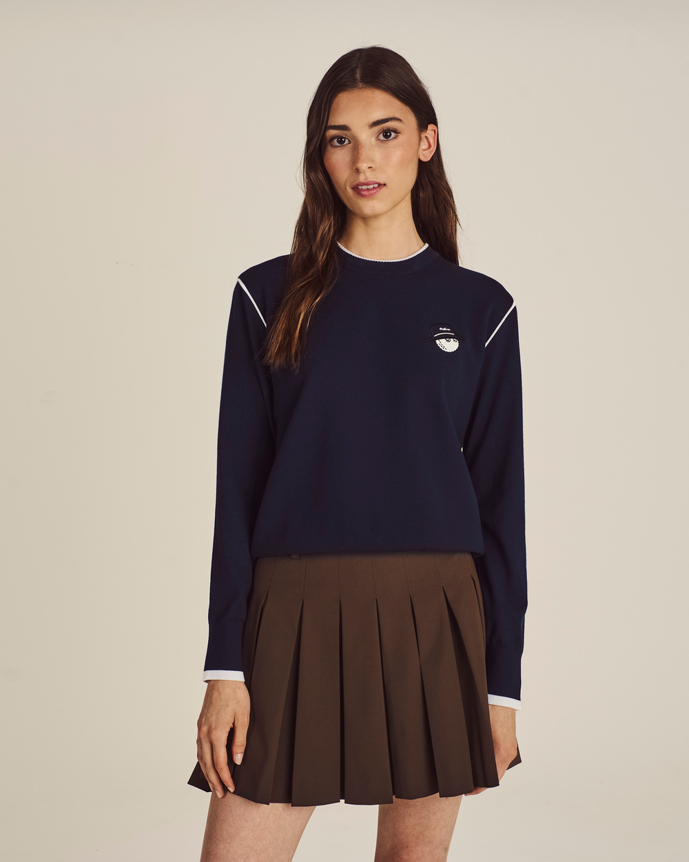 STUDIO SEOUL DOUBLE-KNIT WOMENS PULLOVER