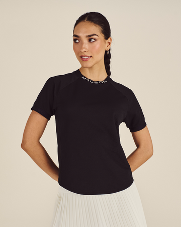 Malbon 黒 ポロシャツ モックネック STUDIO SEOUL MOCKNECK SHIRT – Malbon