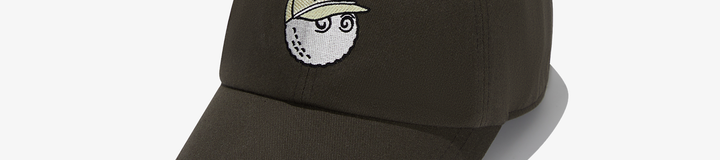 STUDIO SEOUL 6-PANEL COTTON BALL CAP