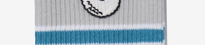 STUDIO SEOUL EMBROIDERY JACQUARD SOCK