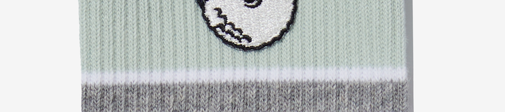 STUDIO SEOUL EMBROIDERY JACQUARD SOCK