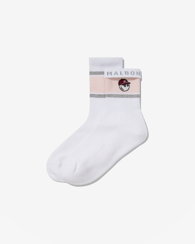 STUDIO SEOUL EMBROIDERY JACQUARD SOCK