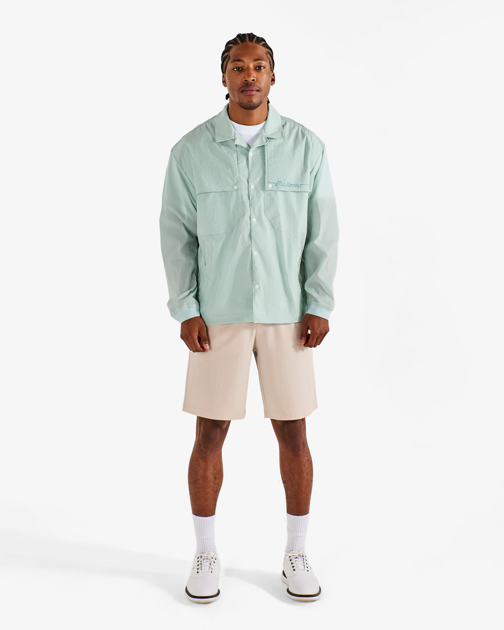 STUDIO SEOUL MESH VENTILATION COLLAR JACKET
