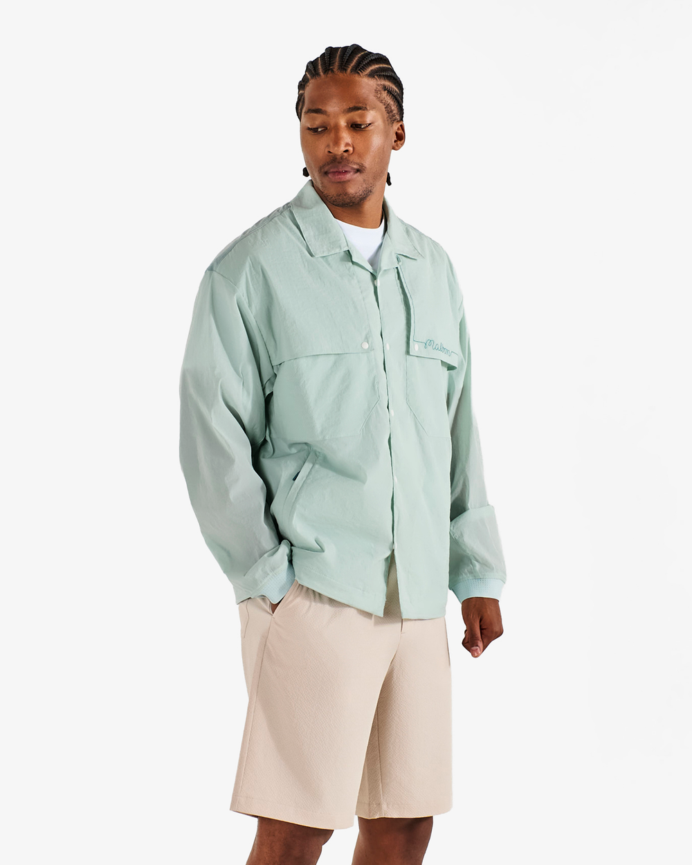 STUDIO SEOUL MESH VENTILATION COLLAR JACKET
