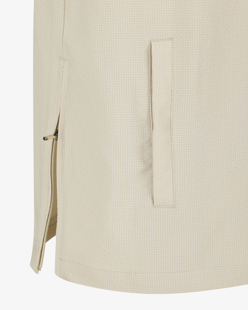 STUDIO SEOUL SEERSUCKER-KNIT HYBRID WINDSHIRT