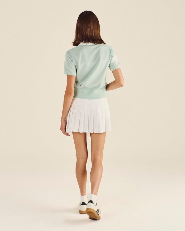 STUDIO SEOUL DOUBLE-COLLAR KNIT POLO