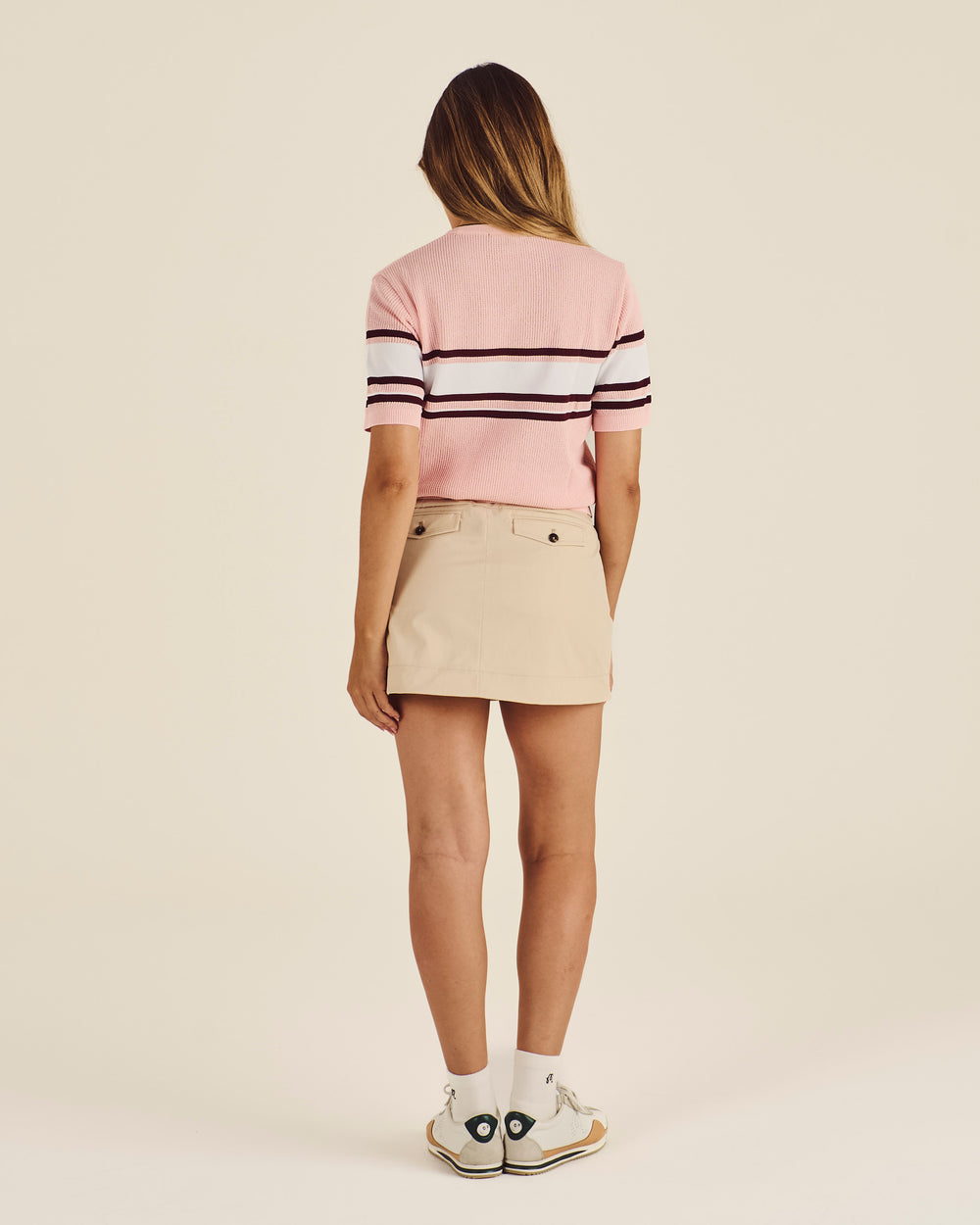 STUDIO SEOUL COLOR-BLOCKED KNIT TOP