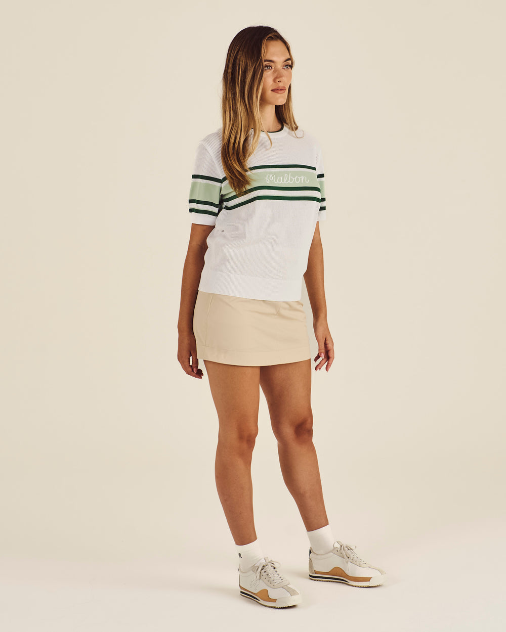 STUDIO SEOUL COLOR-BLOCKED KNIT TOP