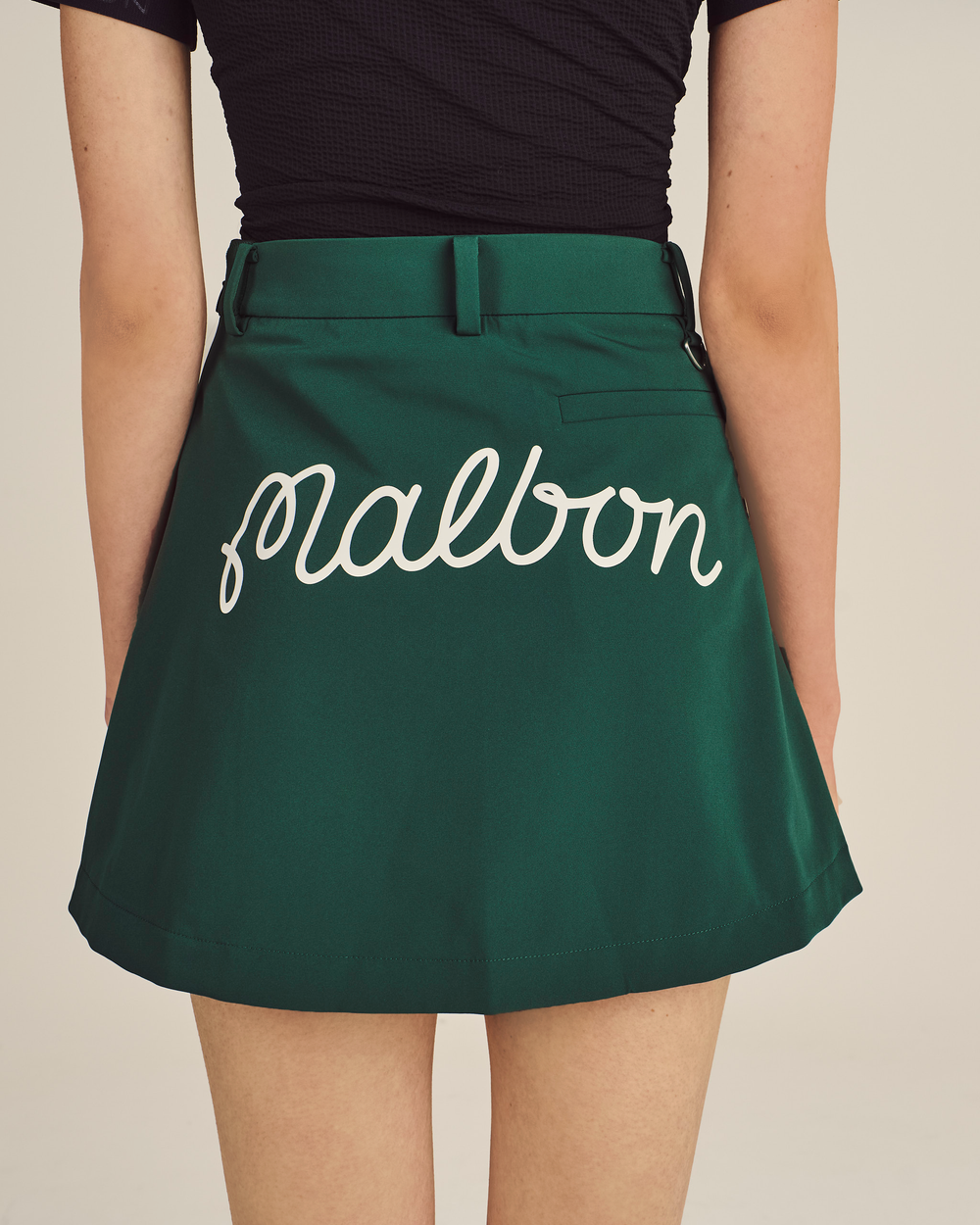 STUDIO SEOUL BACK LOGO SKIRT