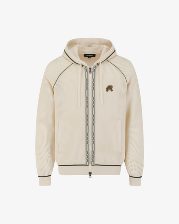サルセーション SALSATION Knitwear Hoodie M 新品 STUDIO SEOUL CROCHET KNIT FULL-ZIP HOODIE – Malbon