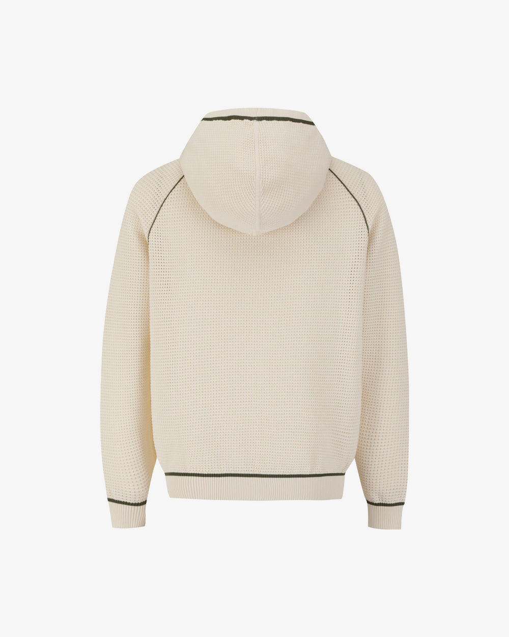 STUDIO SEOUL CROCHET KNIT FULL-ZIP HOODIE