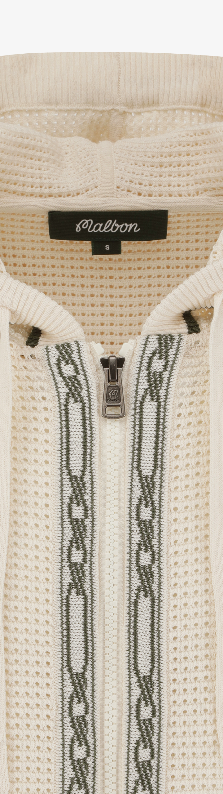 STUDIO SEOUL CROCHET KNIT FULL-ZIP HOODIE – Malbon STUDIO SEOUL CROCHET KNIT FULL-ZIP HOODIE – Malbon