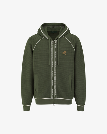 STUDIO SEOUL CROCHET KNIT FULL-ZIP HOODIE – Malbon