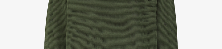 STUDIO SEOUL CROCHET KNIT FULL-ZIP HOODIE