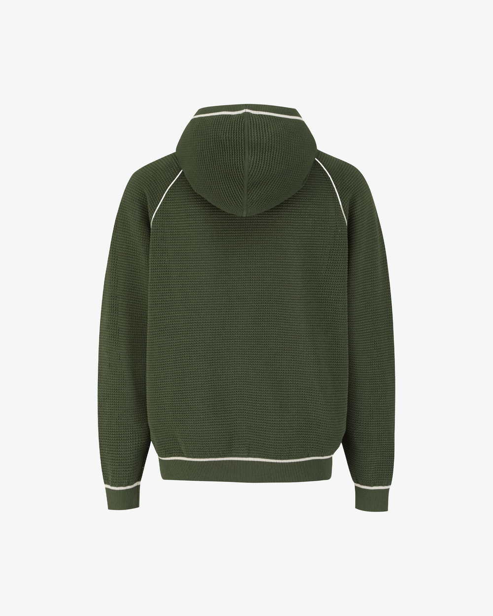 STUDIO SEOUL CROCHET KNIT FULL-ZIP HOODIE