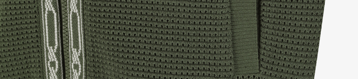 STUDIO SEOUL CROCHET KNIT FULL-ZIP HOODIE
