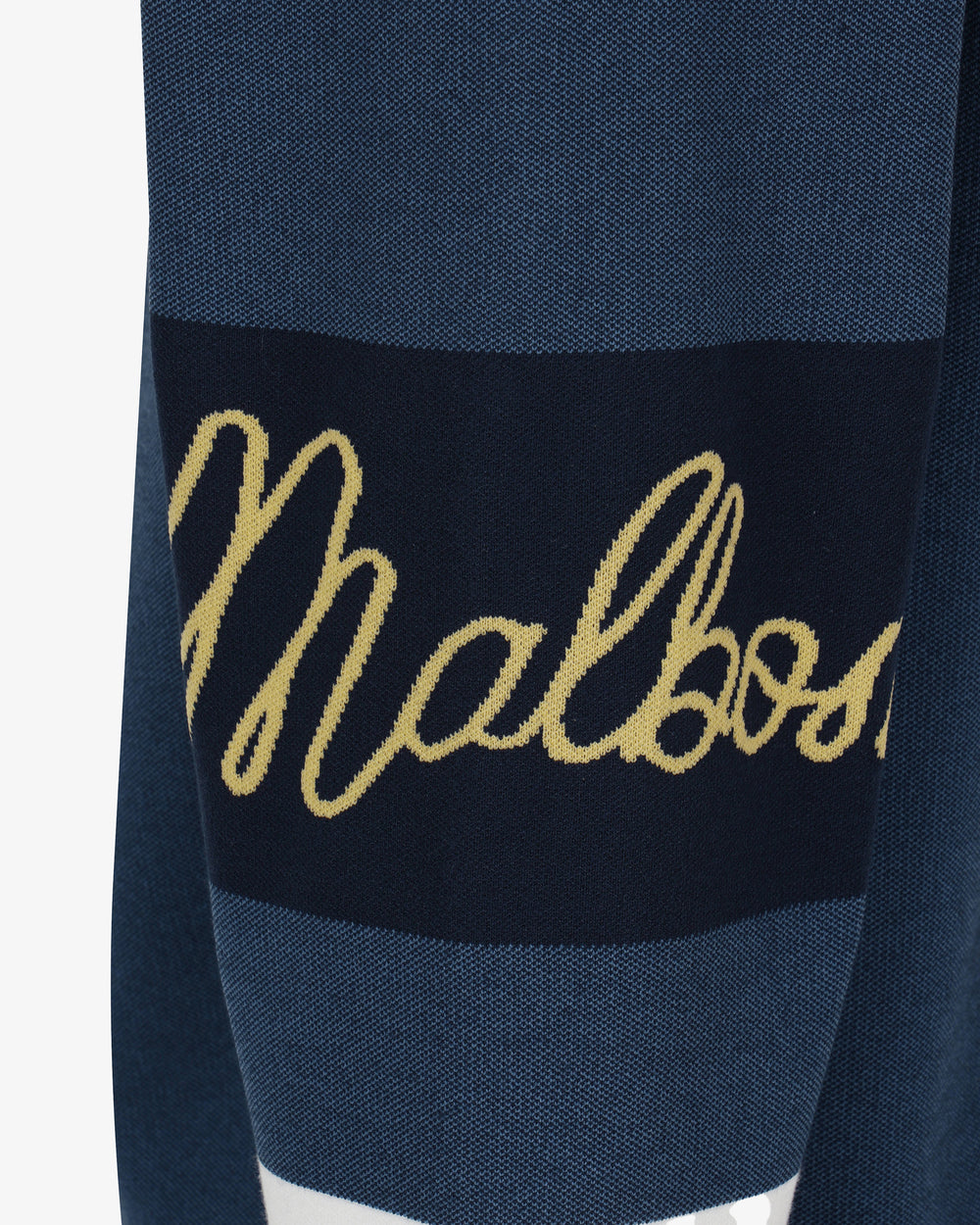 STUDIO SEOUL TWO-TONE POLO SWEATER