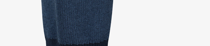 STUDIO SEOUL TWO-TONE POLO SWEATER