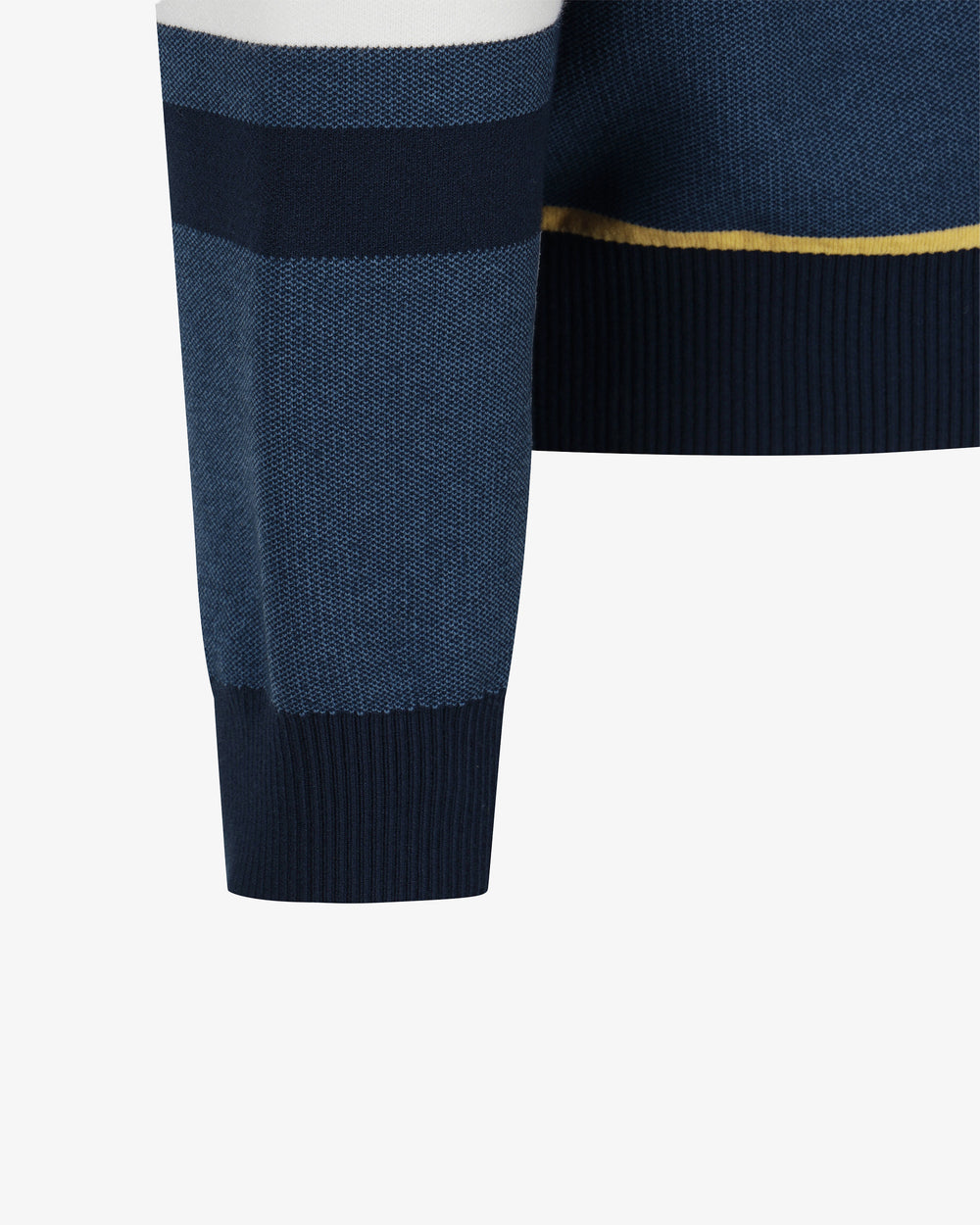 STUDIO SEOUL TWO-TONE POLO SWEATER
