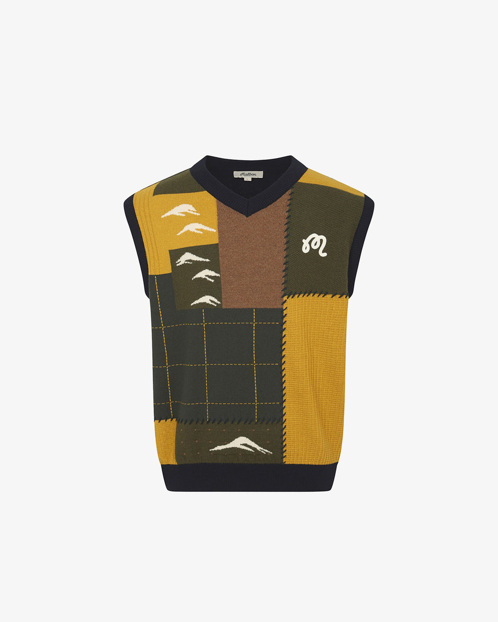 STUDIO SEOUL EDO JACQUARD KNIT VEST
