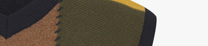 STUDIO SEOUL EDO JACQUARD KNIT VEST