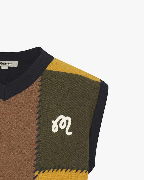 STUDIO SEOUL EDO JACQUARD KNIT VEST