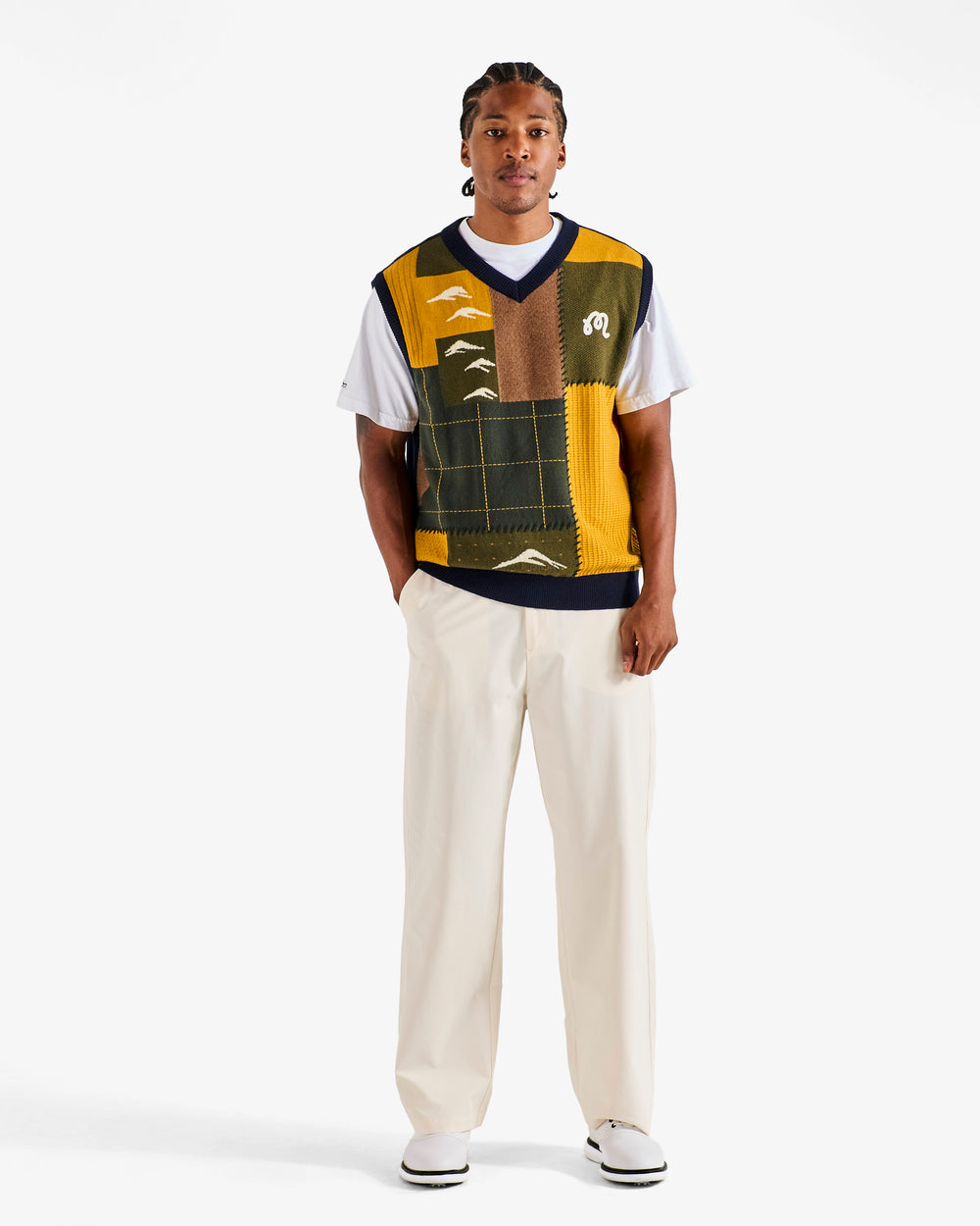 STUDIO SEOUL EDO JACQUARD KNIT VEST