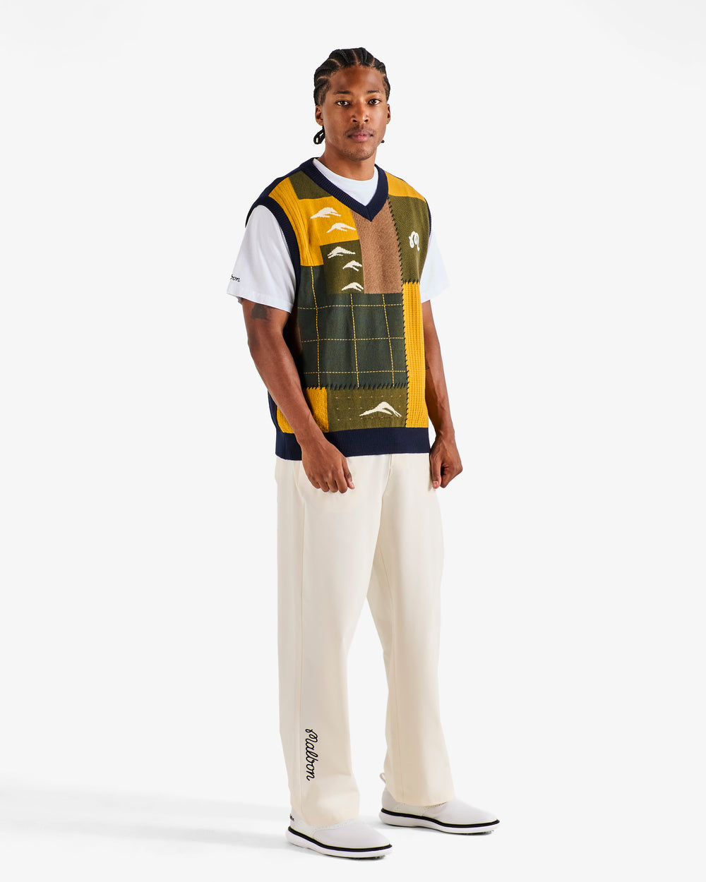 STUDIO SEOUL EDO JACQUARD KNIT VEST