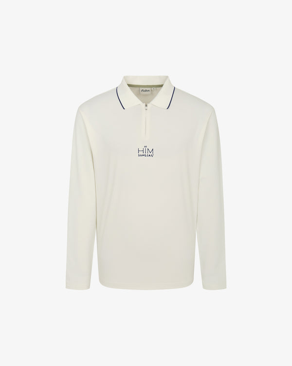 SUNGJAE IM TECH LONG SLEEVE POLO
