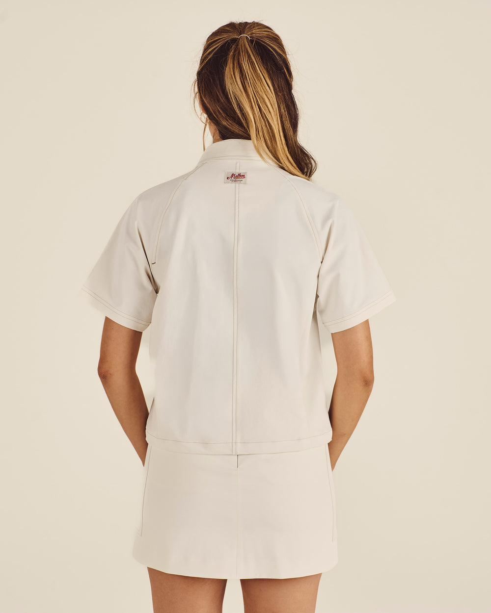 STUDIO SEOUL LINEN BLEND BUTTON DOWN
