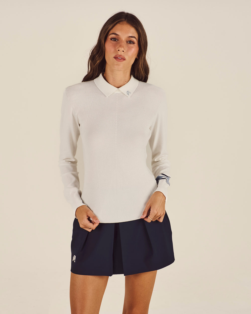 STUDIO SEOUL COLLARED PULLOVER