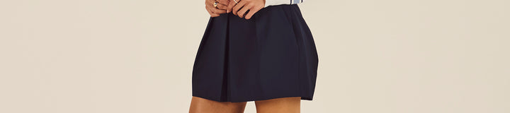 STUDIO SEOUL PINTUCK PLEATED SKIRT