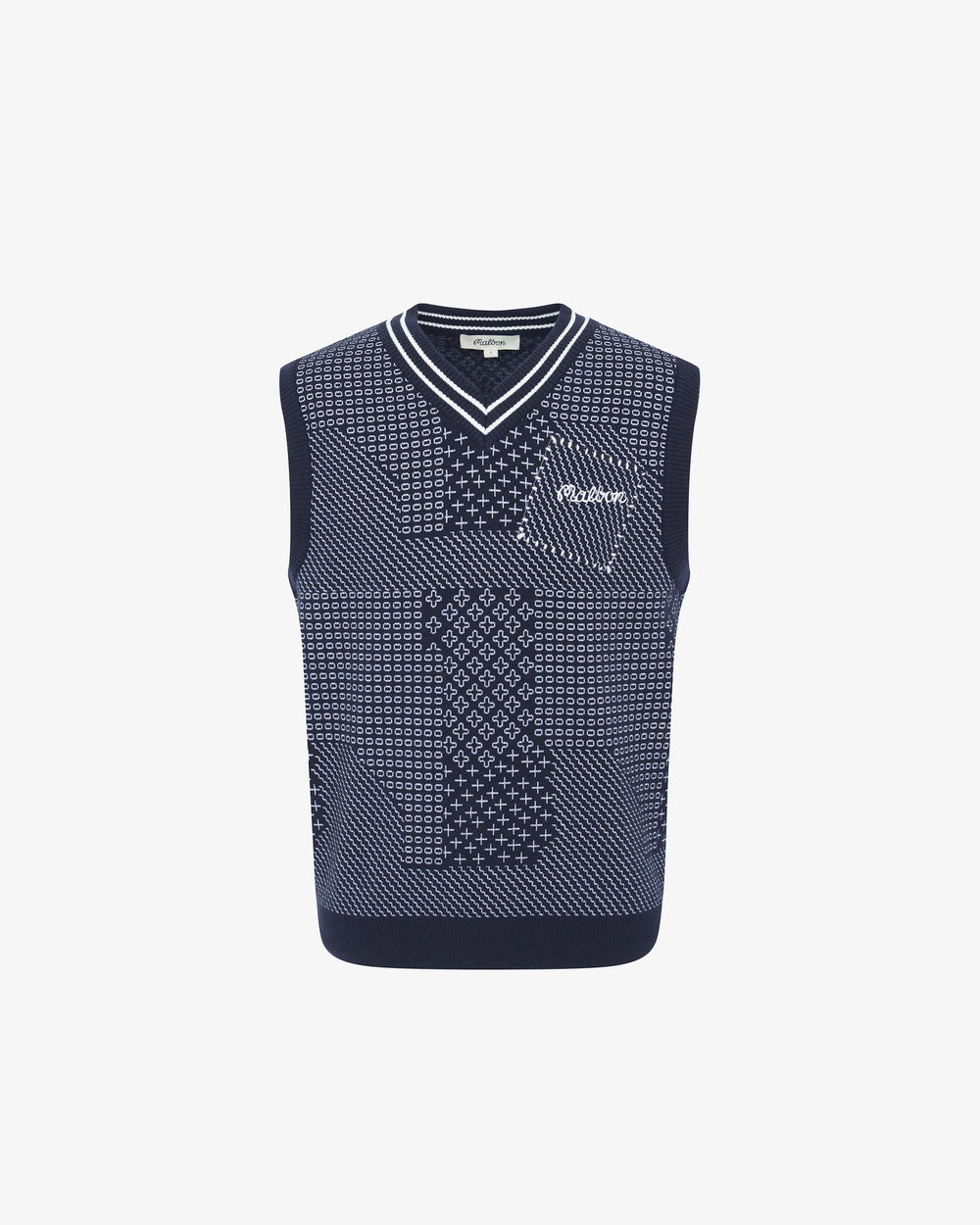 STUDIO SEOUL PATINA KNIT JACQUARD VEST