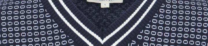 STUDIO SEOUL PATINA KNIT JACQUARD VEST
