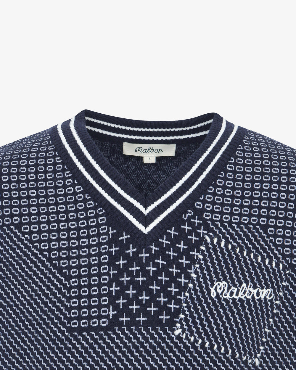 STUDIO SEOUL PATINA KNIT JACQUARD VEST