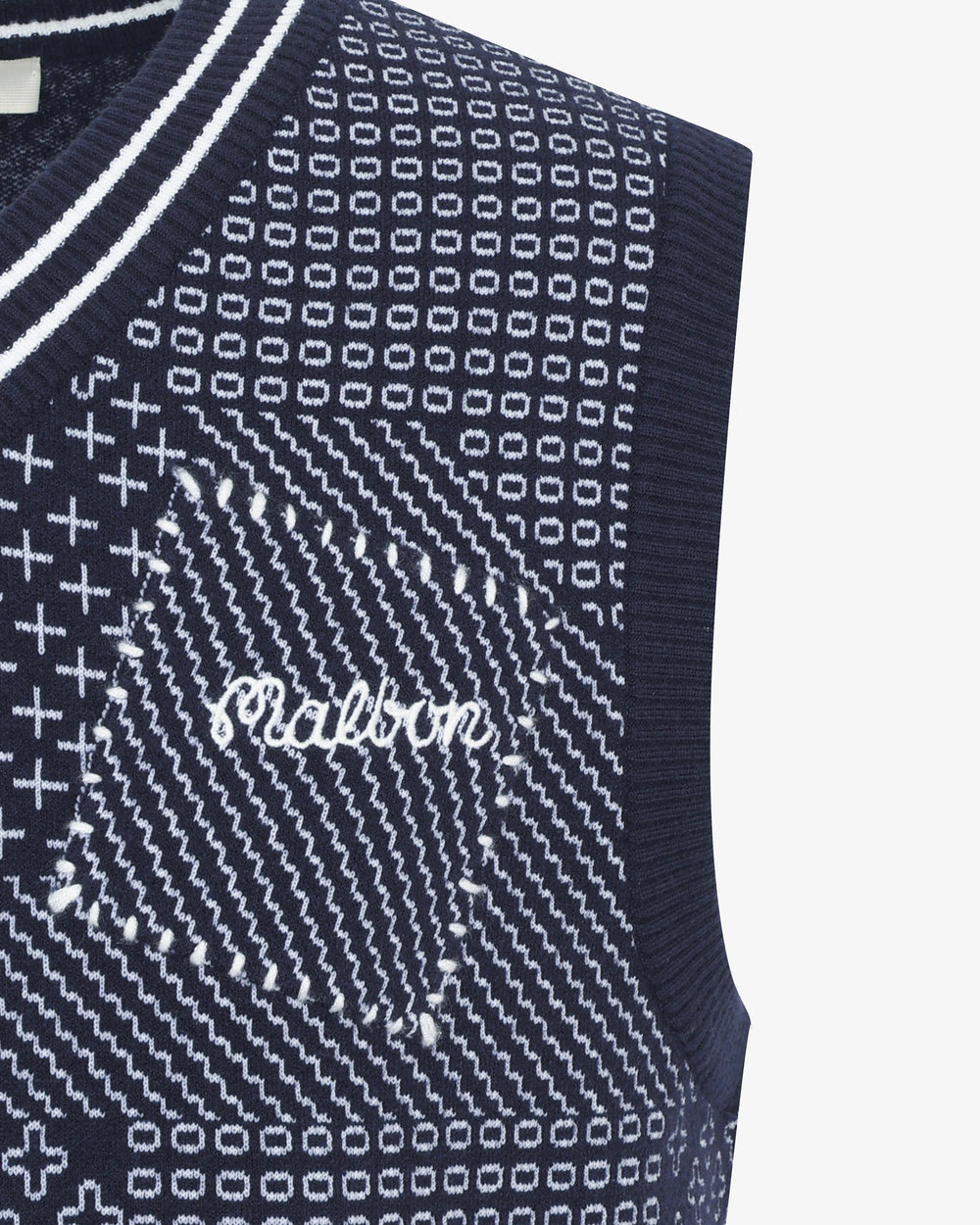 STUDIO SEOUL PATINA KNIT JACQUARD VEST
