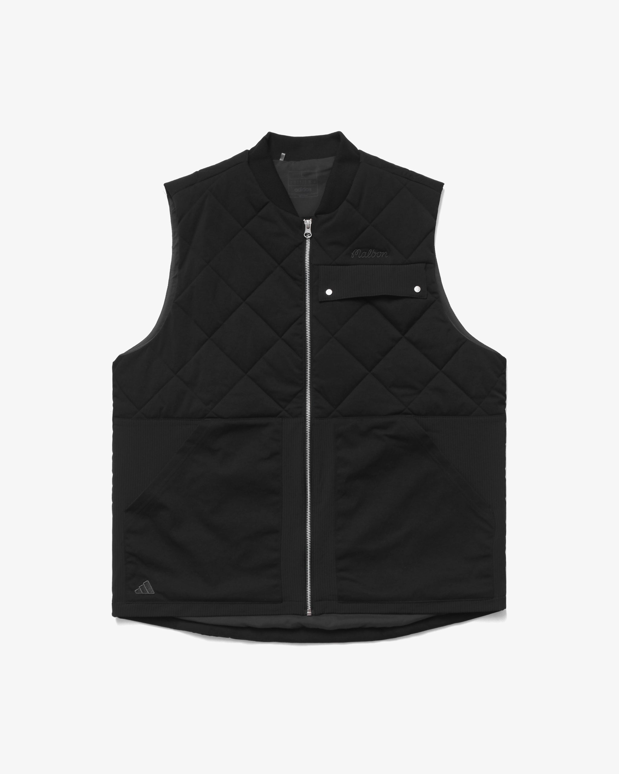 MALBON X ADIDAS GO-TO QUILTED DWR FULL ZIP VEST – Malbon Golf