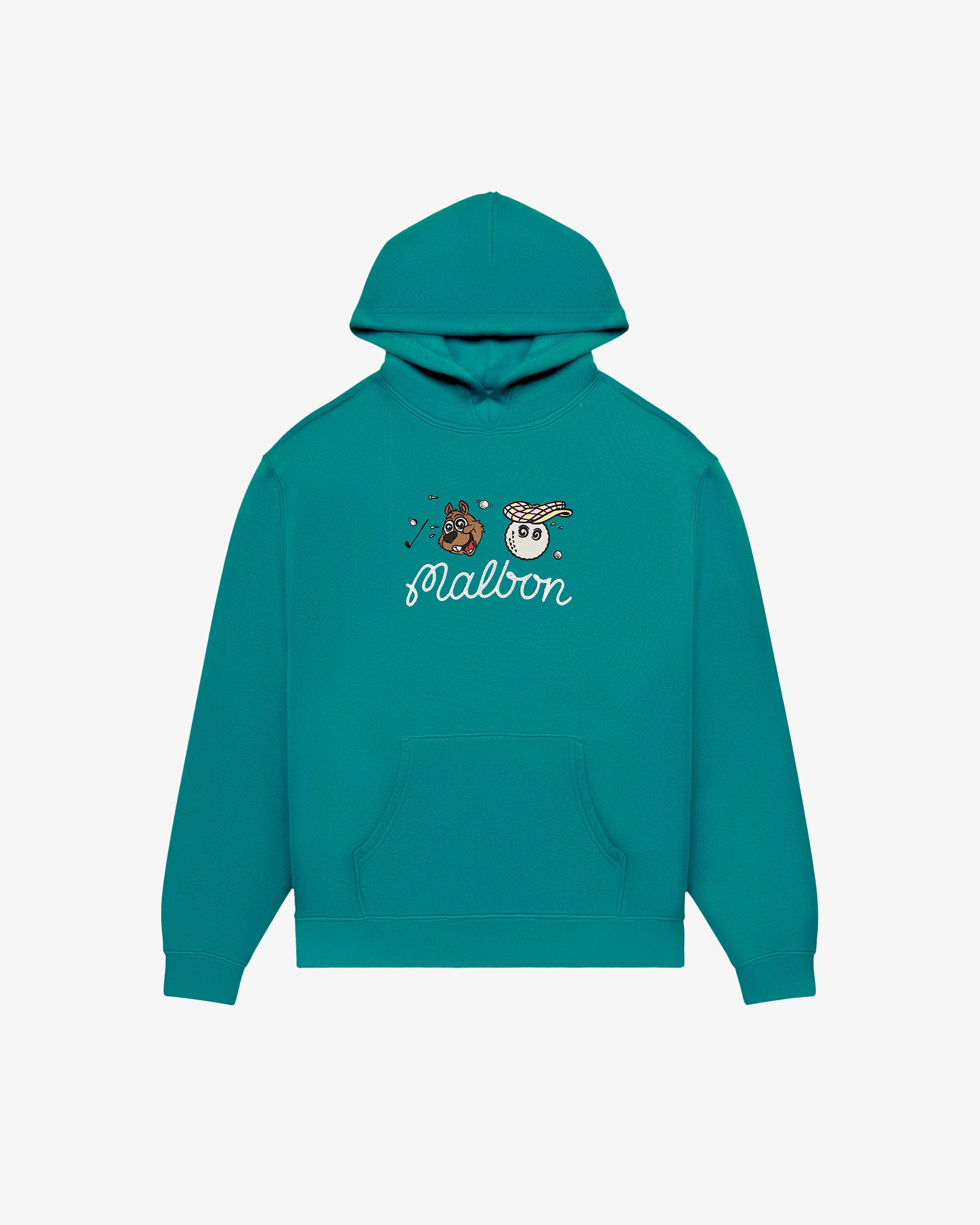 XL】別注MALBON GOLF / Buckets センターロゴフーディー メンズ
