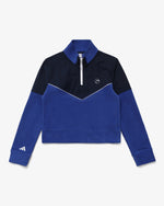 MALBON X ADIDAS Girls' Fleece Crop 1/4-Zip (Youth)