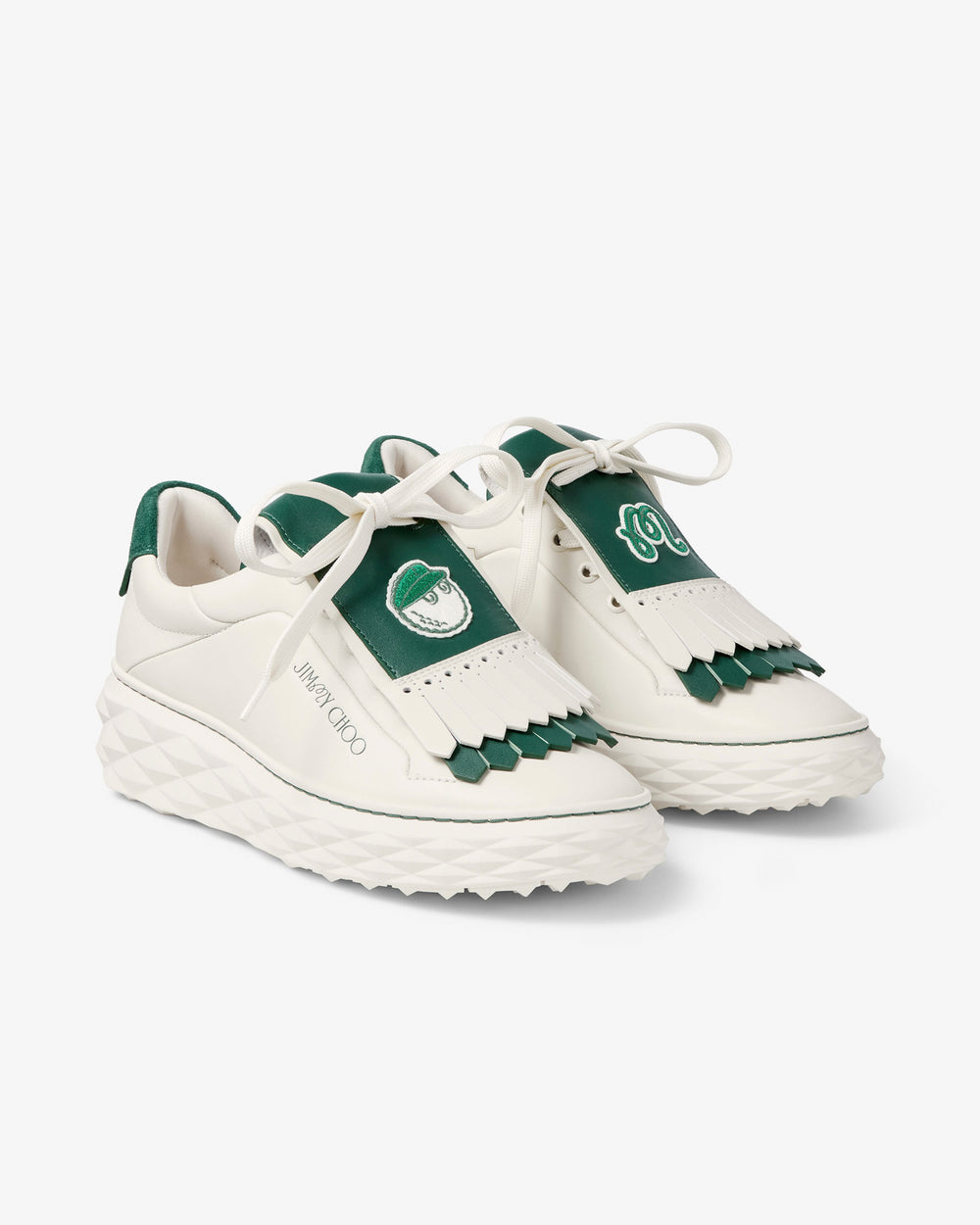 JIMMY CHOO X MALBON WOMENS DIAMOND GOLF SHOE
