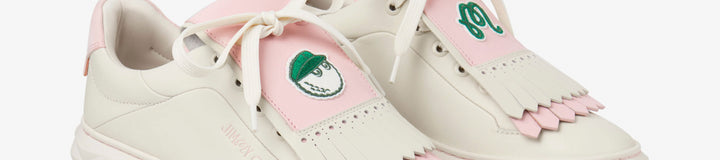 JIMMY CHOO X MALBON WOMENS DIAMOND GOLF SHOE