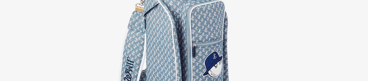 JIMMY CHOO X MALBON MONOGRAM GOLF BAG