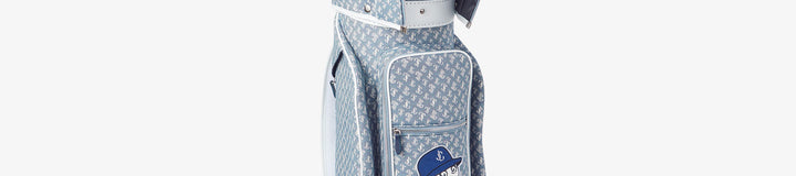JIMMY CHOO X MALBON MONOGRAM GOLF BAG