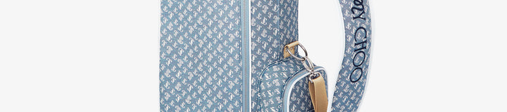 JIMMY CHOO X MALBON MONOGRAM GOLF BAG
