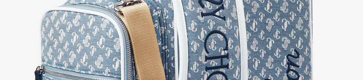 JIMMY CHOO X MALBON MONOGRAM GOLF BAG