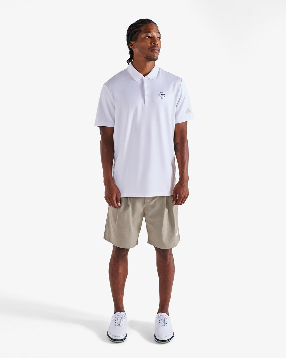 ADIDAS BEYOND TEXTURED POLO SHIRT