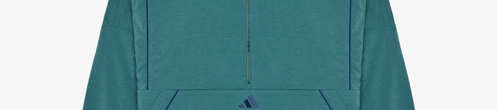 ADIDAS BEYOND TWISTWEAVE HALF-ZIP FILLED LOOSE JACKET