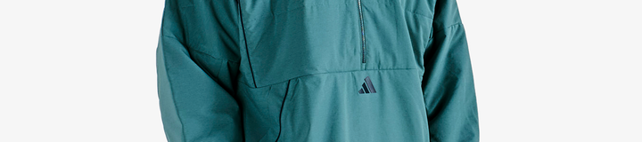 ADIDAS BEYOND TWISTWEAVE HALF-ZIP FILLED LOOSE JACKET