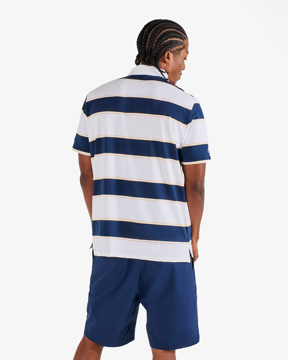 ADIDAS ULTIMATE 365 JUMBO STRIPE CLIMACOOL POLO SHIRT