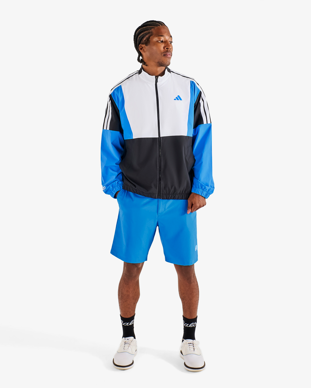ADIDAS BEYOND TWISTWEAVE FULL-ZIP WINDBREAKER